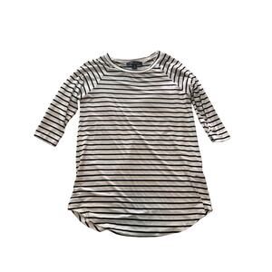 Hawthorne - Womans quarter sleeve striped tunic size Large